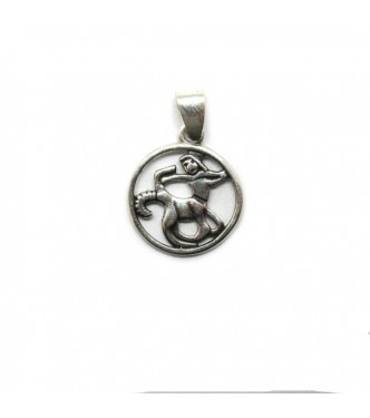 PE001386 Genuine sterling silver pendant charm solid hallmarked 925 zodiac sign Sagittarius